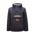 6554AQ giubbotto uomo NAPAPIJRI RAINFOREST POCKET man jacket blu