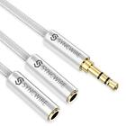 Syncwire Sdoppiatore Cuffie Doppio Jack - Audio Splitter Jack 3,5 mm (y6p)