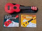 Mahalo Red Ukelele with Case / Cover & Beginner s Books Bundle / Collection