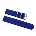 Cinturino per orologio in tessuto NATO ZULU blu ansa 18mm cordura 408