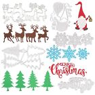 13 Set Fustelle Natalizie Stencil Cutting Dies Albero di Natale Alce Babbo N