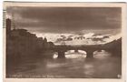 FIRENZE - Un tramonto dal Ponte Vecchio - Viaggiata 1922