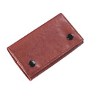 Retro PU Leather Tobacco Pouch Case Bag sigaretta fumatori Paper Tips Holder