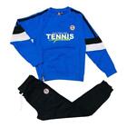 Tuta Sergio Tacchini da Bambino garzata girocollo blu