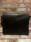 Visconti  Mens Leather Laptop  Messenger Bag Black VGC