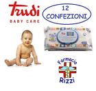 N.12 CONFEZIONI DI SALVIETTINE UMIDIFICATE TRUDI