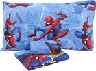 COMPLETO LENZUOLA SPIDERMAN UOMO RAGNO MARVEL BLU 1 PIAZZA/SINGOLO 100% COTONE