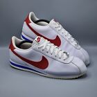 Nike Cortez Classic Forest Gump Retro Trainers Red Blue Mens Size UK 11.5