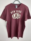 ABERCROMBIE & FITCH   XXL  2XL  BURGUNDY   T SHIRT GOOD USED CONDITION