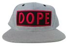 BNWT State Property Dope Grey/Pink Unisex Snapback Baseball Cap Flat Peak Cotton