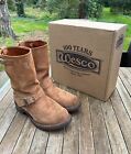 Wesco *Custom Boss* Engineer Boots Roughout Tan Leather Wildleder USA 11/EUR 45