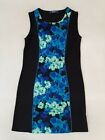 RAGNO BEACHWEAR Vestito abito prendisole blu viscosa fiori donna ragazza tg. 44