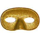 CARNEVALE maschera viso domino LUREX ORO o ARGENTO PEGASUS srl