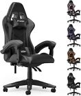 Gaming Chair, Ergonomic Swivel Chair, PU Racing Armchair