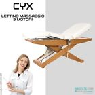 Cyx Lettino massaggio elettrico 3 motori bianco arredamento estetica massaggi