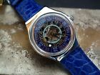 Unworn Limited Edition 1993 Platinum Swatch Tresor Magique Wristwatch Full Set