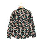 Desigual Crazy Pattern Shirt Long Sleeve Regular Fit Multicoloured Top Size S