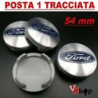 4 Tappi Coprimozzo Per FORD 54mm FIESTA FOCUS MONDEO Ford C-Max Cerchi Lega