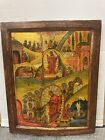 Antique Russian Icon Resurrection of the Christ 19C