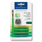 Faber-Castell 121804 Pastelli a Cera, 4 Pezzi - NUOVO