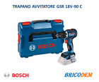 Bosch Trapano Avvitatore a batteria 18V System GSR 18V-90 C in L-BOXX