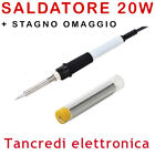 SALDATORE A STILO 20W STAGNO OMAGGIO LUNGA DURATA ZD-23 SALDATURE DI PRECISIONE