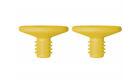 Viceversa, set 2 tappi champagne silicone, giallo