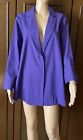 MARINA RINALDI cotton jacket Woman, purple size IT 56 DE 50 US 20 GB 24, unlined