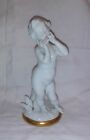 Statuette De Putti En Porcelaine Italienne Capo Di Monte