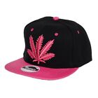 Violet Fashion Herren Snapback Cap DOPE FLOWER black Visor pink 40181158