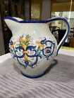 RARE PIETRA ITALIA VENICE COLLECTION DISCONTINUED QVC PITCHER/CARAFE 1.78QT 8" T