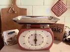 Bilancia cucina Laica vintage design anni 70 rossa Weight scale