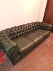 Divano / Sofa / Chesterfield / Chester / 3 posti pelle verde