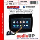 KIT RADIO FIAT DUCATO X250 2011 AL 2014, BLUETOOTH, USB, PREASSEMBLATO PLUG&PLAY