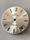 ZENITH vintage dial for Automatic, 28,6mm, silver tone, NOS, 2542, 2562, 2572