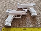 2 x NINTENDO WII REMOTE PISTOL ZAPPER GUN ADAPTER WiiMote HOLDER White BRAND NEW