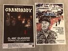 Grandaddy — Collection of 2 Scottish tour Glasgow show music concert gig posters