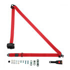 Anteriore Automatico Sedile Cintura per Suzuki Santana 2dr 1982-1989 Rosso