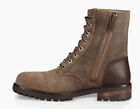 UGG® AUSTRALIA KILMER II DOVE LEATHER ZIP UP BIKER BOOTS UK 3 EU 36 US 5 RRP£185