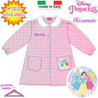 Grembiule Principesse Quadretti ROSA asilo bambina Disney