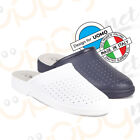 Ciabatte infermiere Uomo pantofole sanitarie Fly dottore pelle Made in ITALY