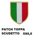 Toppa patch scudetto italia  ricamata collezionismo