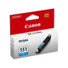 CANON 6509B009 CLI551C CARTUCCIA ORIGINALE CIANO 332 pagine