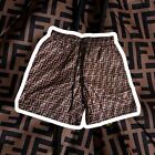 Fendi Monogram Brown Shorts