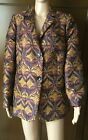 Patterned jacket MARINA RINALDI Woman mustard color size IT 50 DE 44 US 14 GB 18