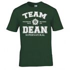 SUPERNATURAL "TEAM DEAN" T SHIRT NEW