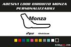 Logo Circuito Monza 2 pz Adesivo in Vinile  2pz