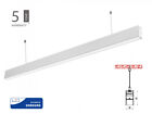Lampada Led Lineare A Sospensione Slim 120cm 40W Corpo Bianco Neutro 4000K Allun