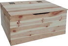 DELTA TRADE Baule da Esterno Contenitore Legno di Pino 100x40x40h cm 201-2035-2