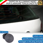 TAPPO ELIMINA TERGICRISTALLO POSTERIORE PER VOLVO V40 ALLUMINIO NERO